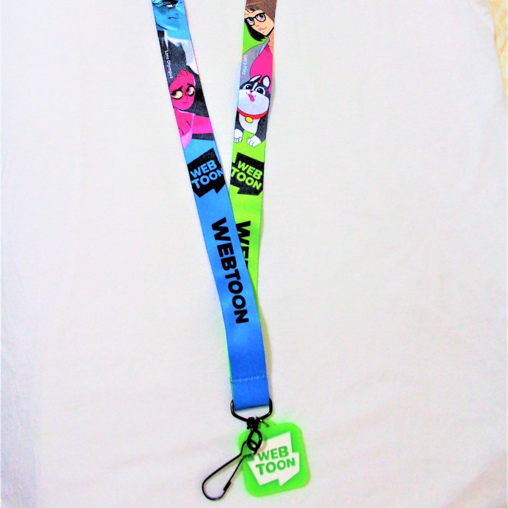 NYCC lanyard 2019  Webtoon keychain